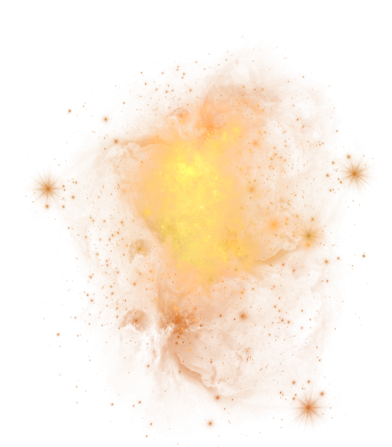 Gold Magic Galaxy Overlay 